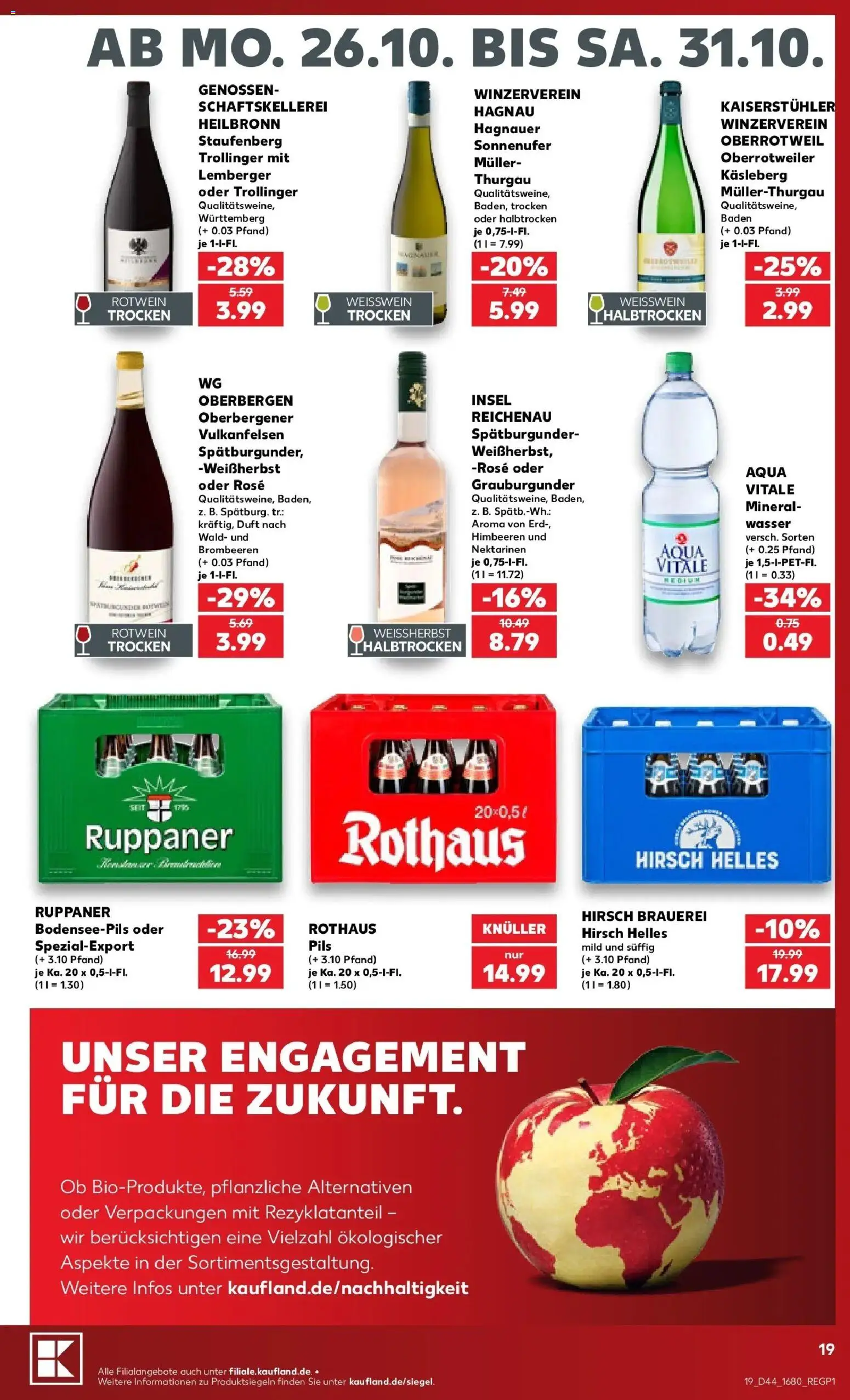 Vorschau von dem Prospekt des Geschäftes Kaufland, gültig ab dem 26.10.2026