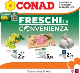 Anteprima dell'opuscolo Conad volantino Piemonte dal negozio Conad valido da 13/08/2026