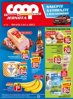 Náhľad COOP Jednota letáku platného od 28.05.2026