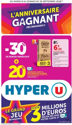 Prévisualisation de Hyper U catalogue du magasin Hyper U formulaire valide 08/09/2026