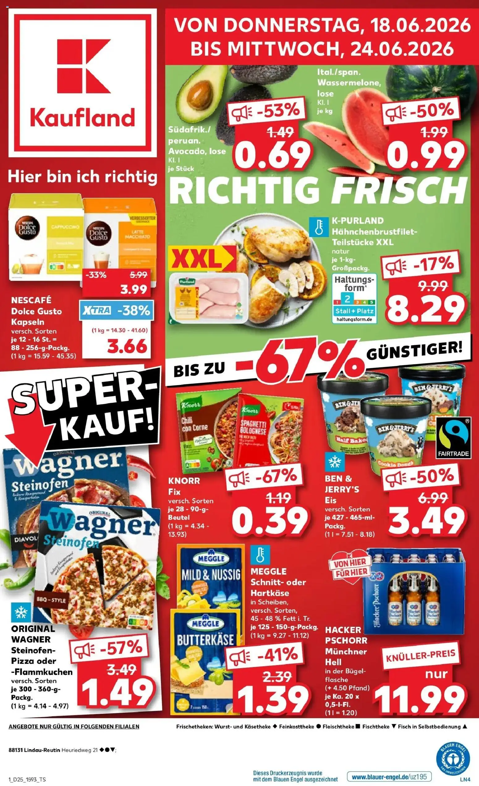 Vorschau von dem Prospekt des Geschäftes Kaufland, gültig ab dem 18.06.2026