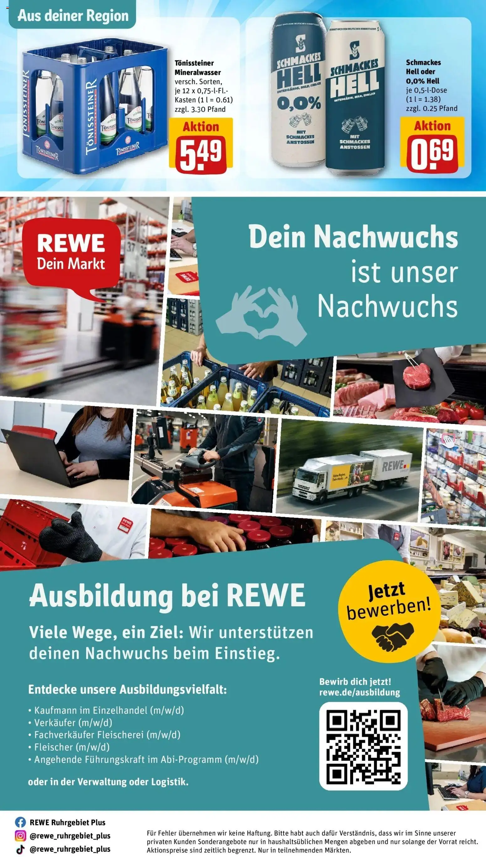 Vorschau von dem Prospekt des Geschäftes Rewe, gültig ab dem 19.10.2026