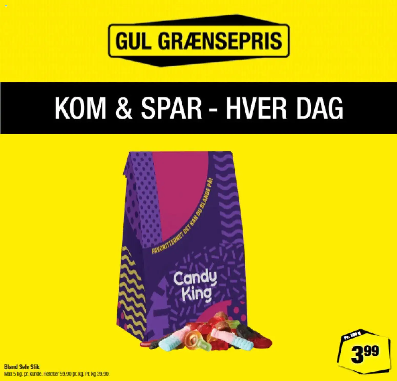 Eksempel på tilbudsavis Calle - Gul Grænsepris fra butik Calle gyldig fra 29/04/2026