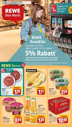 Vorschau von dem Prospekt des Geschäftes Rewe, gültig ab dem 05.10.2026