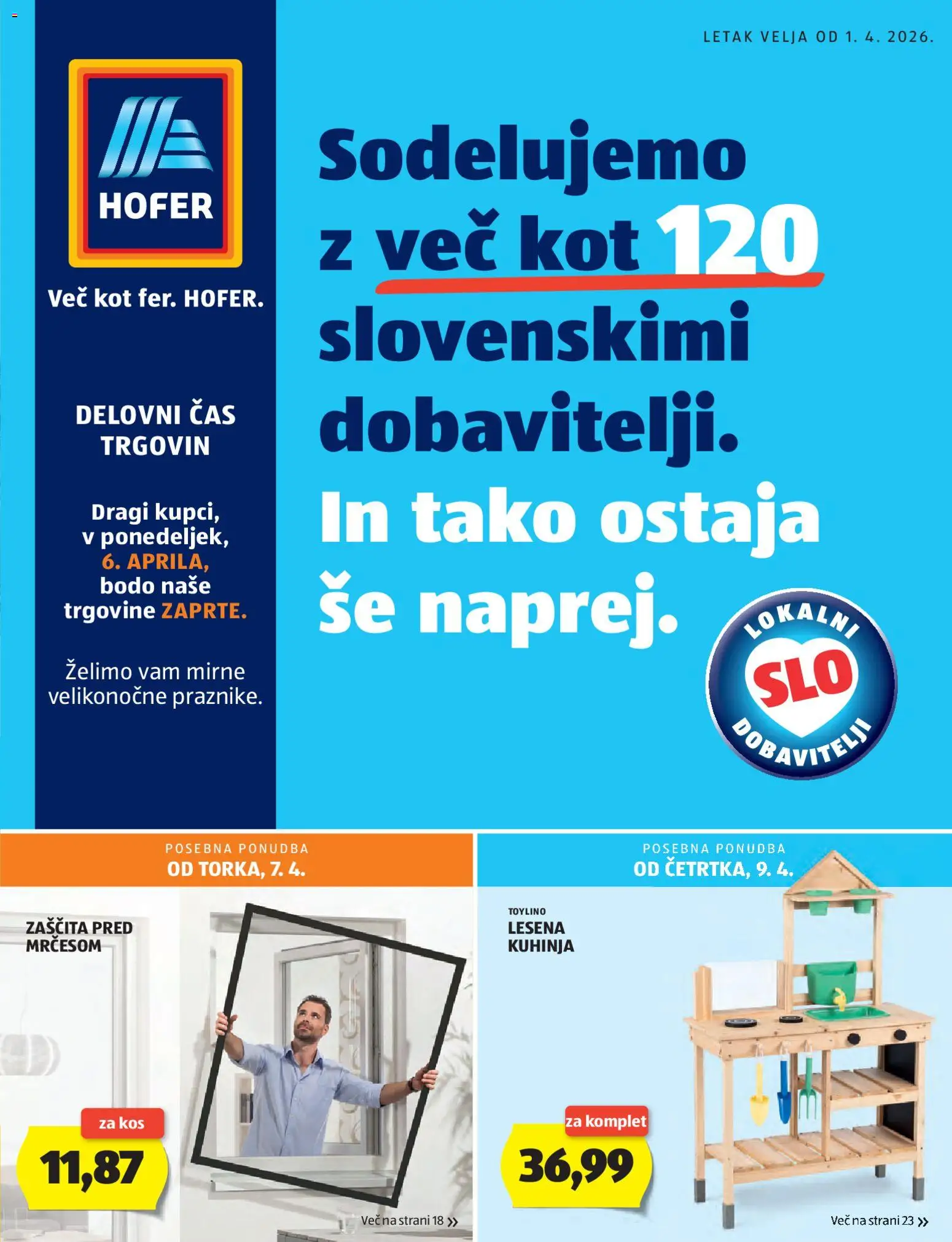 Predogled kataloga iz trgovine Hofer veljaven od 01.04.2026 - Kuhinja, Kos