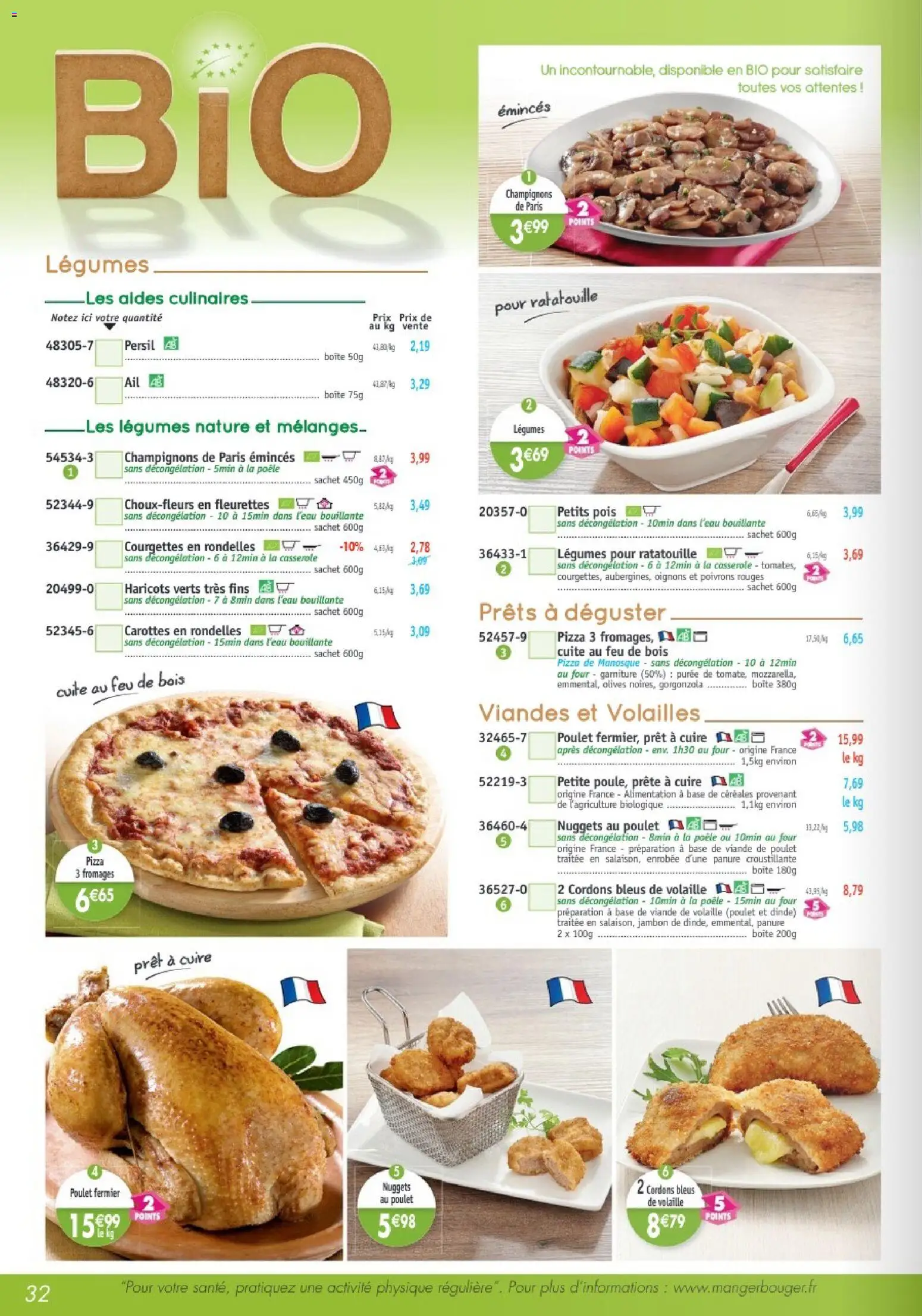 Prévisualisation de Maximo catalogue du magasin Maximo formulaire valide 26/10/2026 - Four, Persil, Jambon, Petits pois, Dinde, Olives, Pois, Haricots verts