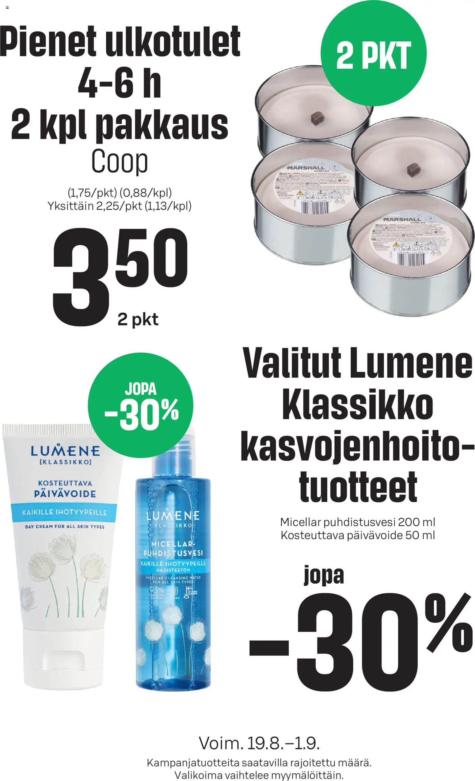 Kaupan Sale Sale tarjoukset esikatselu, voimassa 19/08/2026