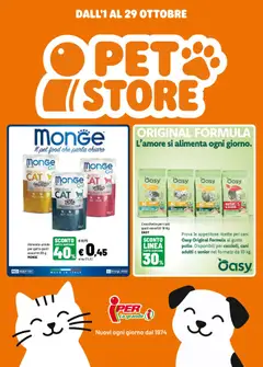 Anteprima dell'opuscolo Iper volantino Pet Food dal negozio Iper valido da 01/10/2026