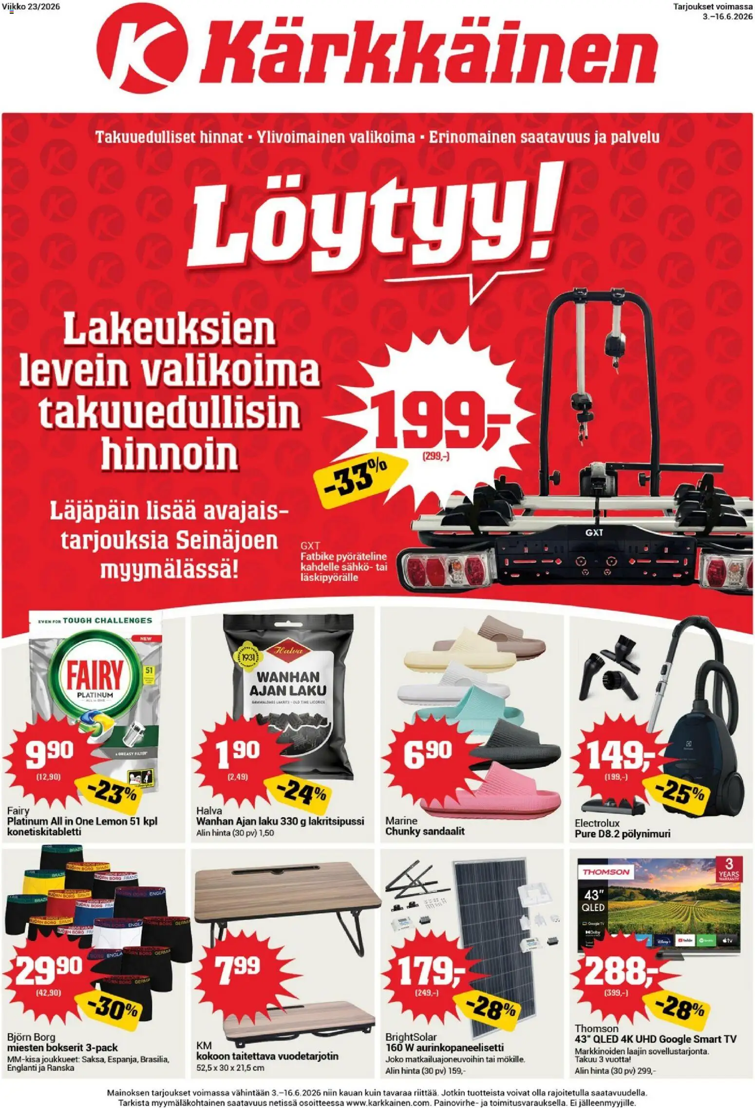 Kaupan Kärkkäinen Kärkkäinen tarjoukset - Seinäjoen alue esikatselu, voimassa 03/06/2026