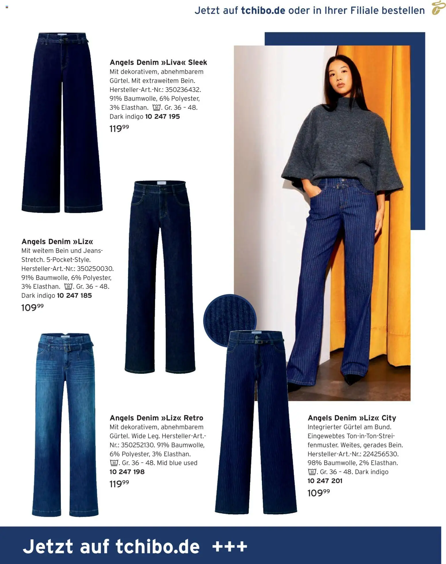 Vorschau von dem Prospekt des Geschäftes Tchibo, gültig ab dem 11.09.2026 - Jeans, Gürtel