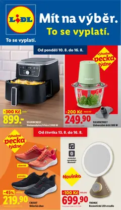 Náhled nabídky: Lidl Lidl leták - Spotřební zboží platný od 10.08.2026
