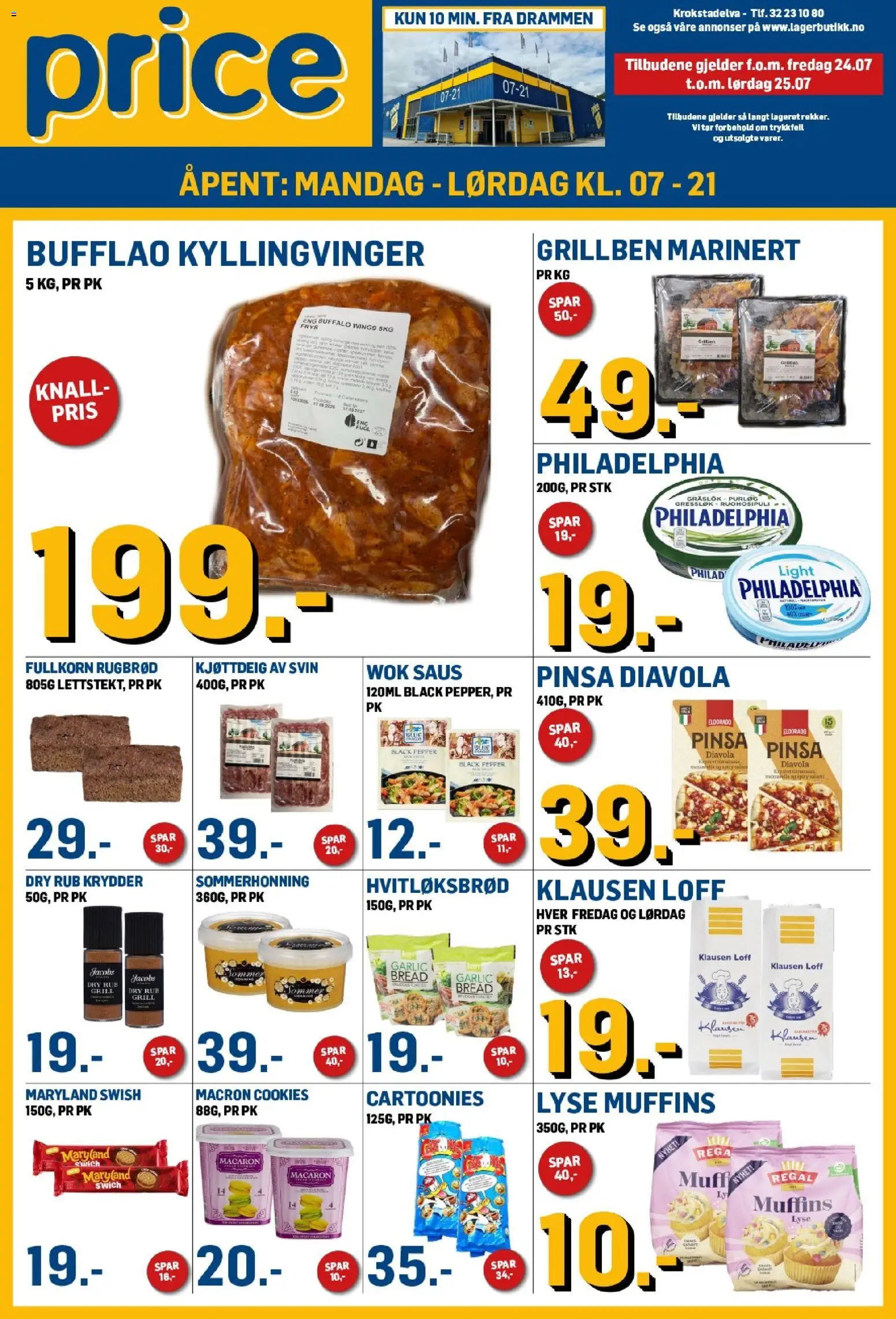 Forhåndsvis Price Lagerbutikk kundeavis fra butikk Price Lagerbutikk gyldig fra 24/07/2026
