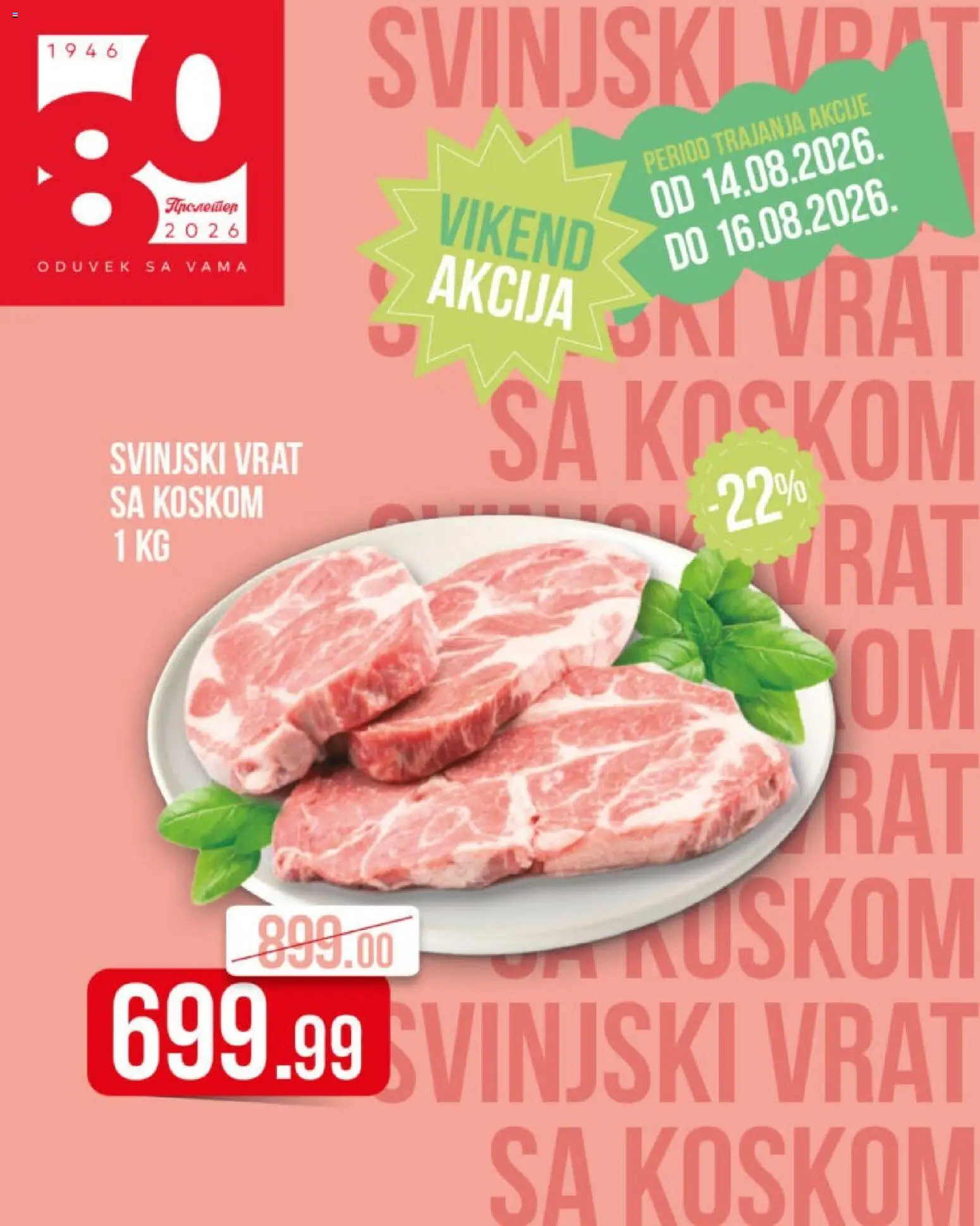 Pregled Metalac Proleter kataloga - važi od 14.08.2026