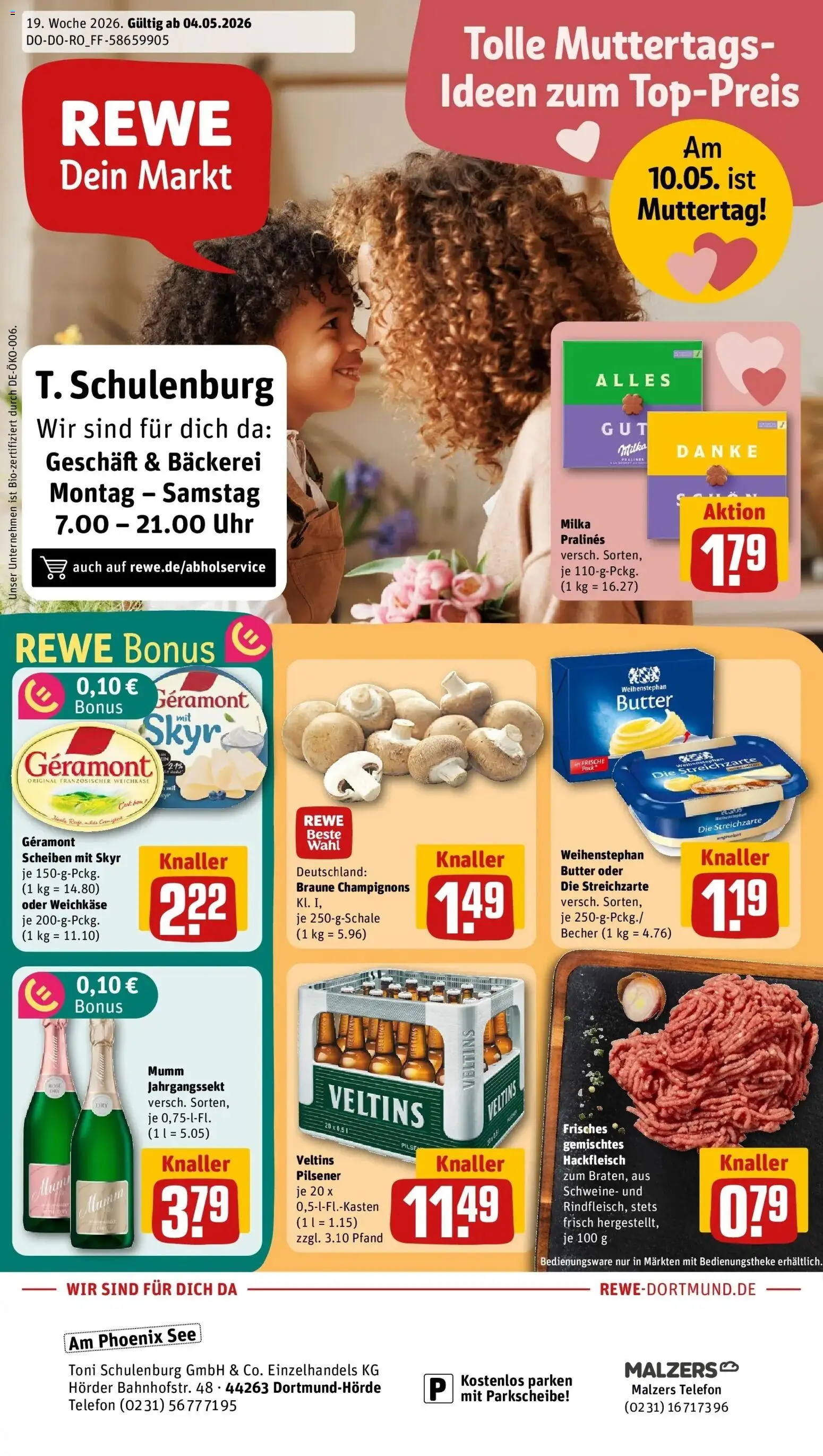 Vorschau von dem Prospekt des Geschäftes Rewe, gültig ab dem 04.05.2026