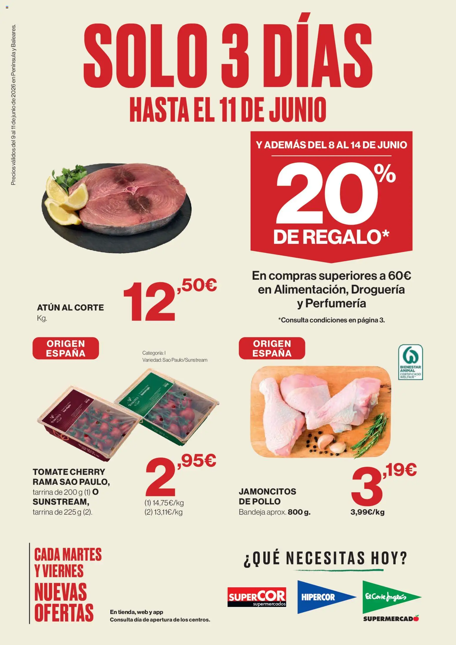 Vista previa del folleto de la tienda Hipercor válido desde el 09/06/2026 