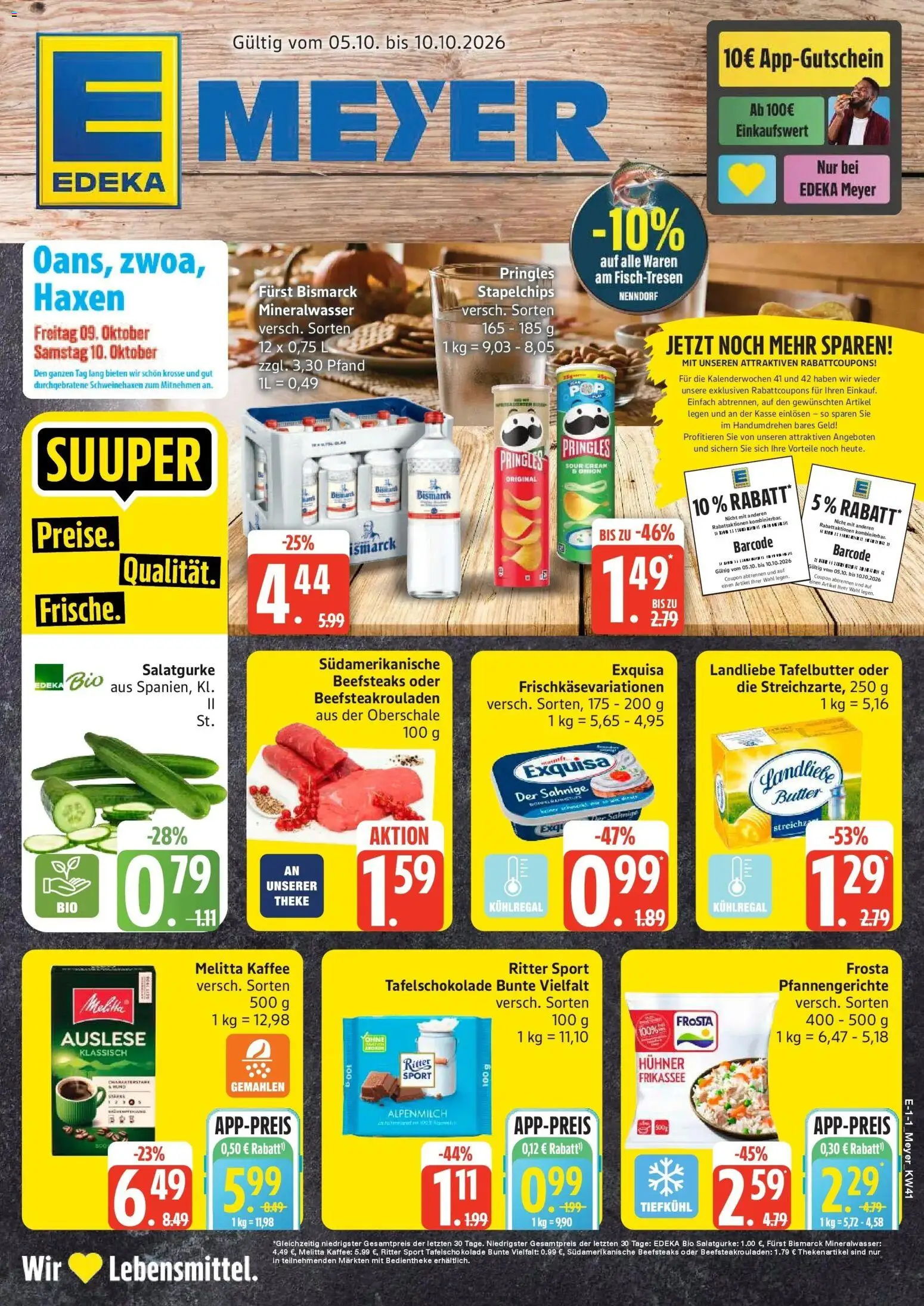 Vorschau von dem Prospekt des Geschäftes Edeka, gültig ab dem 05.10.2026