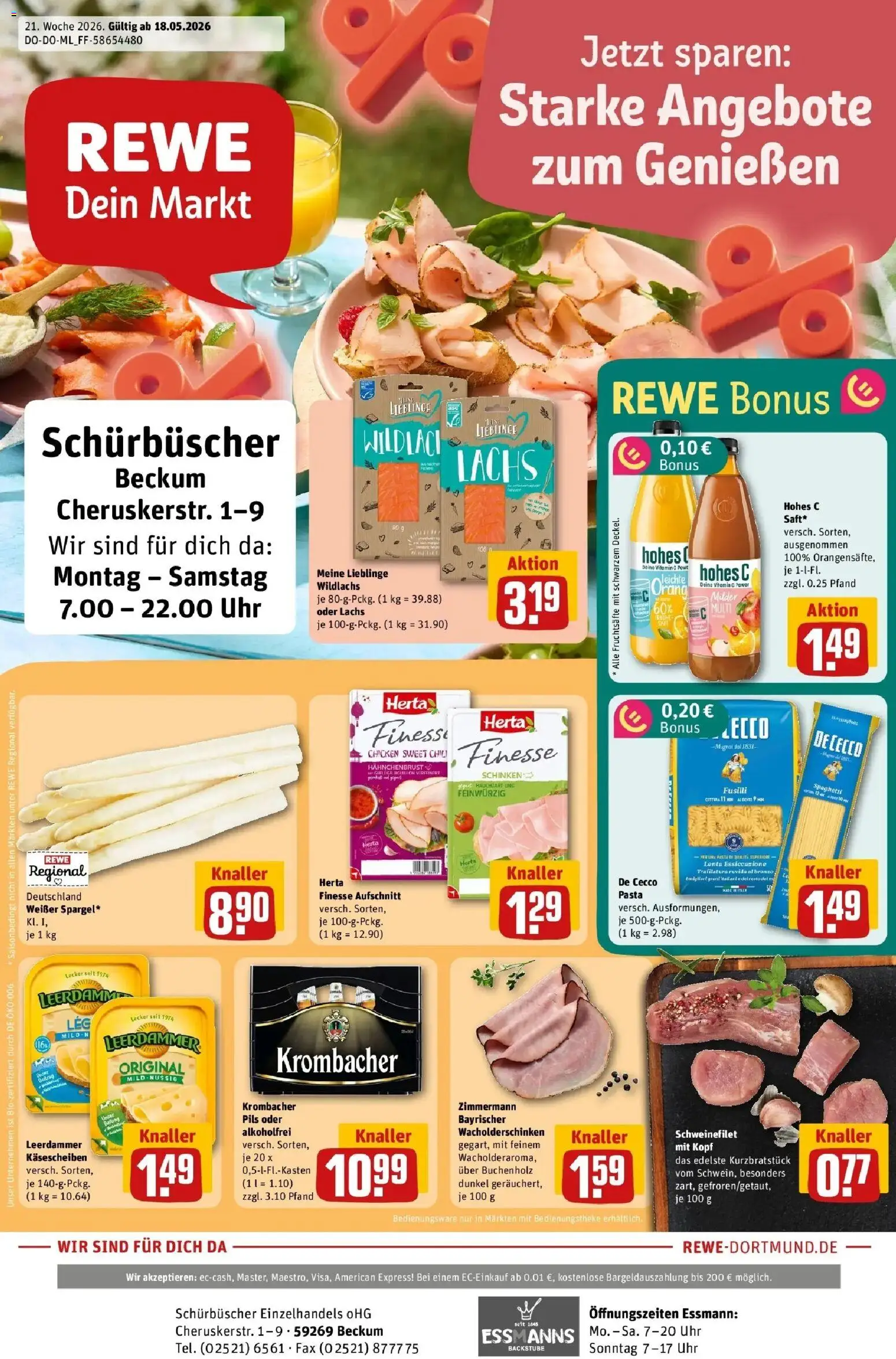 Vorschau von dem Prospekt des Geschäftes Rewe, gültig ab dem 17.05.2026