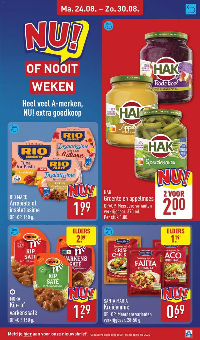 Nieuwe Aldi folder vanaf 24-08