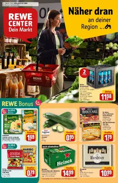 Vorschau von dem Prospekt des Geschäftes Rewe, gültig ab dem 27.07.2026