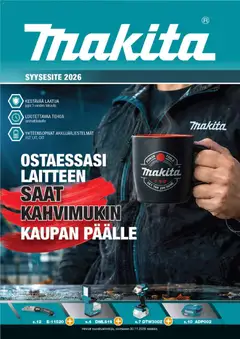 Kaupan Makita Makita tarjoukset esikatselu, voimassa 02/10/2026