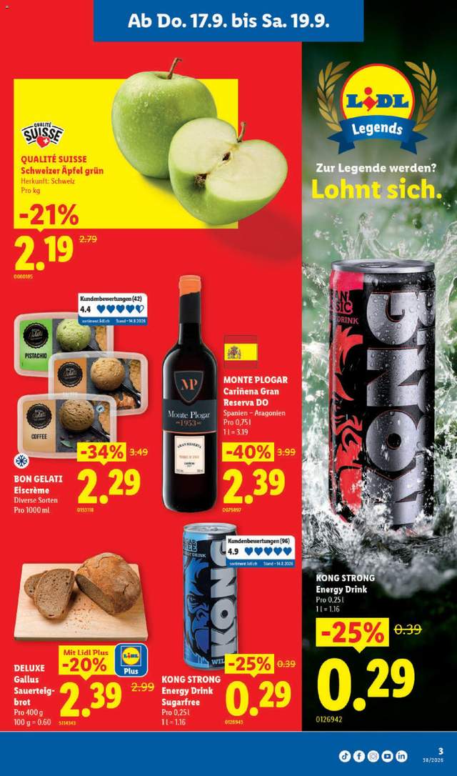 Neue Lidl Aktionen ab 17.09.