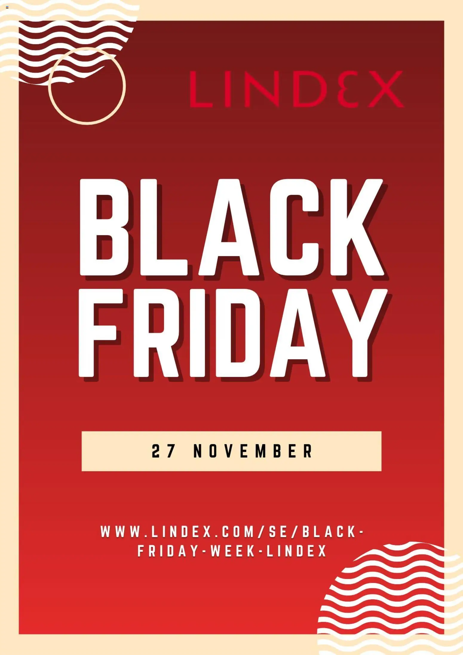 Förhandsgranska reklamblad Lindex - Black Friday förhandsinformation från butik Lindex gäller från 21/10/2026