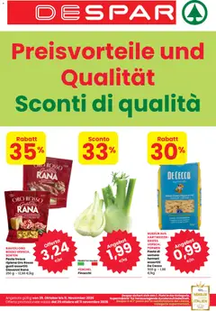 Anteprima dell'opuscolo Despar volantino Egna dal negozio Despar valido da 29/10/2026