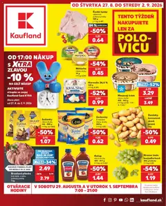 Náhľad Kaufland letáku platného od 27.08.2026