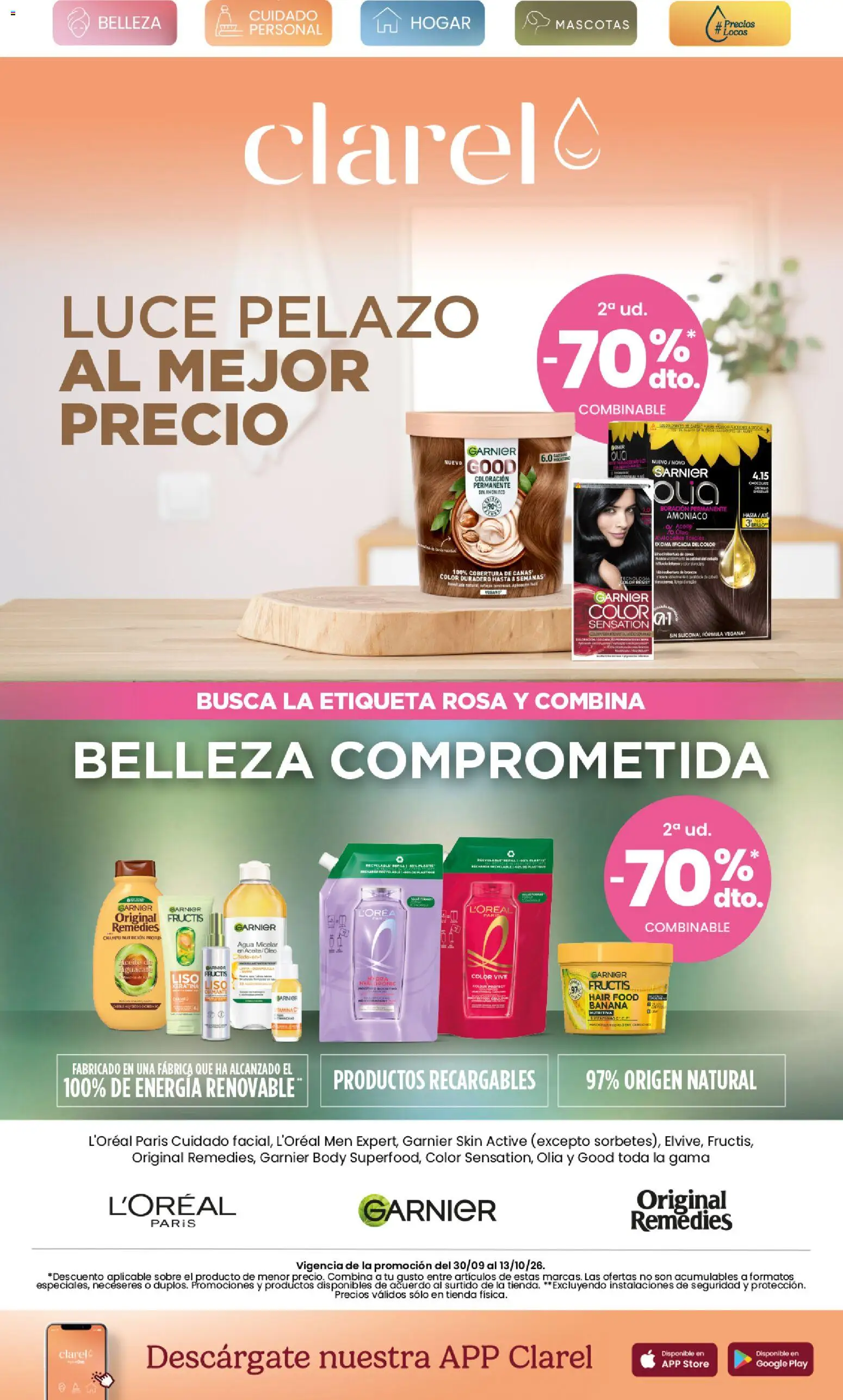 Vista previa del folleto de la tienda Clarel válido desde el 30/09/2026 
