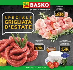 Anteprima dell'opuscolo Basko volantino Grigliata dal negozio Basko valido da 04/08/2026
