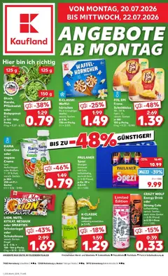 Vorschau von dem Prospekt des Geschäftes Kaufland, gültig ab dem 20.07.2026