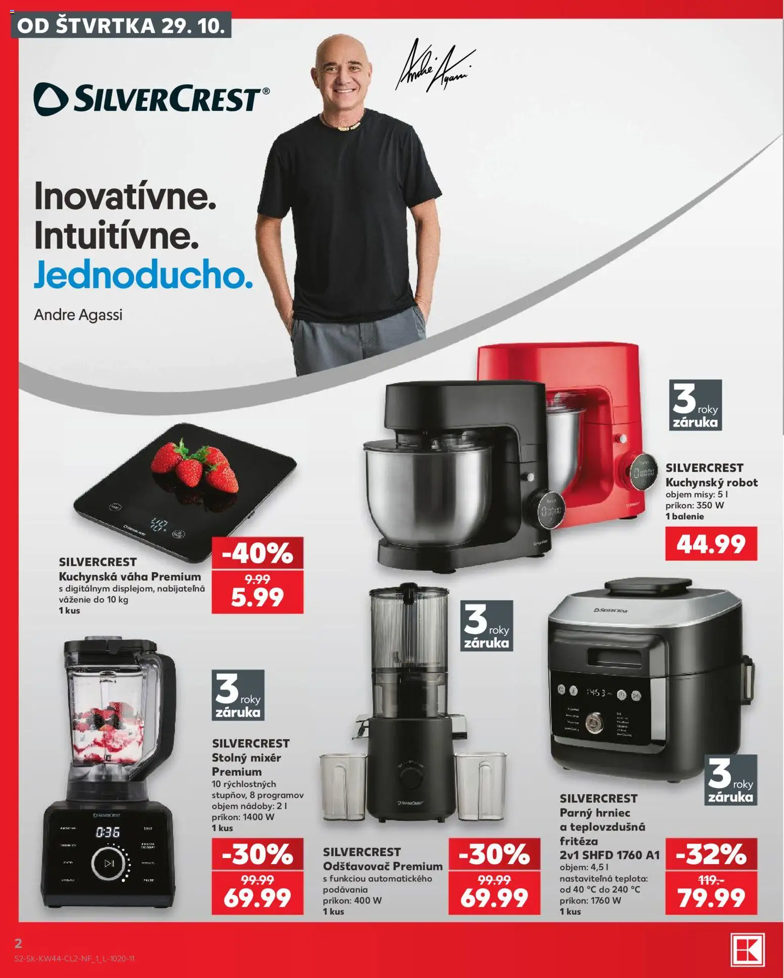 Kaufland SK - Kaufland SK Nonfood akciós újság megtekintése, amely érvényes 2026.10.29.-től - Robot, SilverCrest, Mixer
