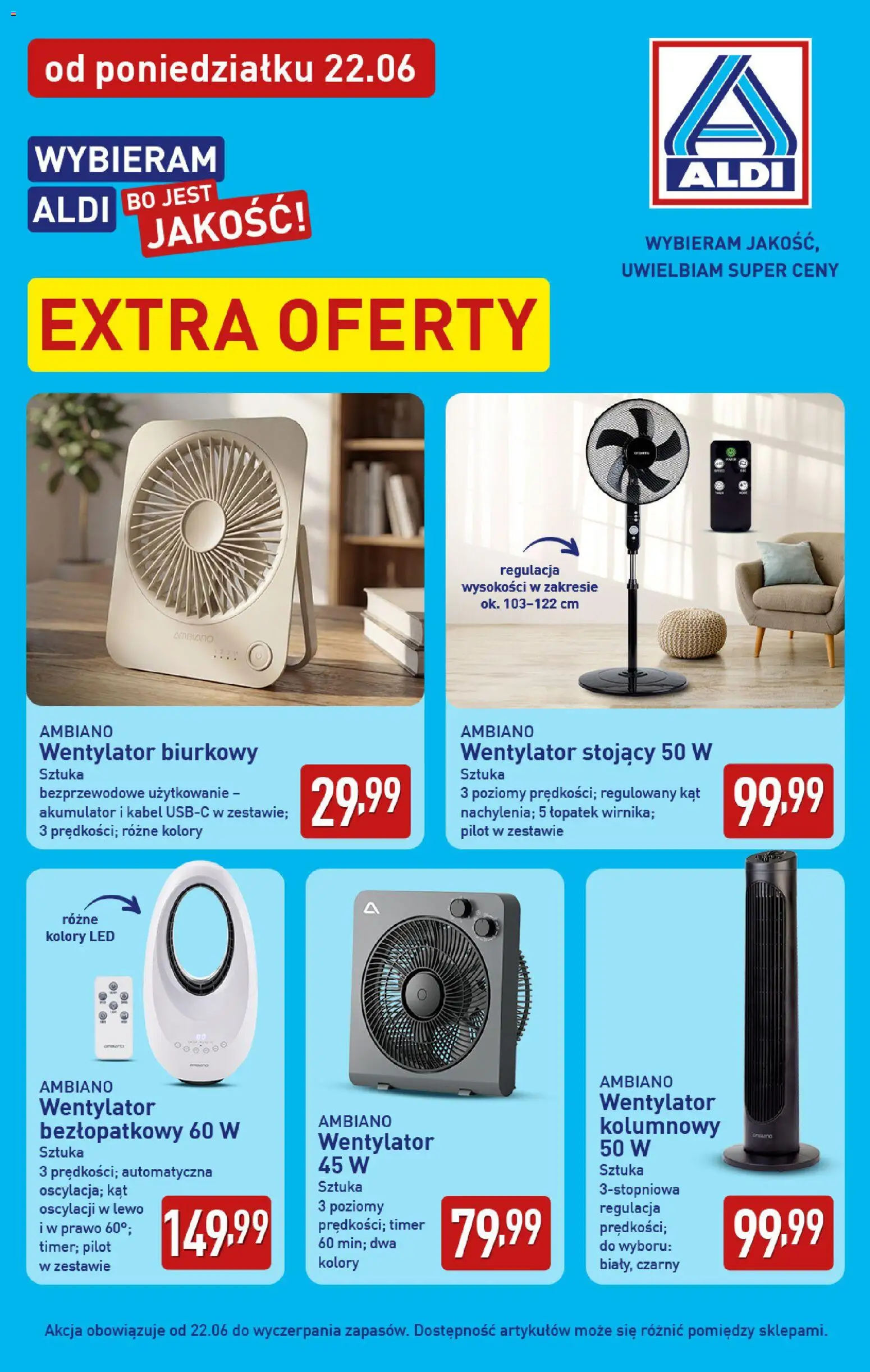 Pogląd gazetki "Aldi gazetka - Extra oferta" ze sklepu Aldi ważnej od 22.06.2026