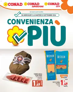 Anteprima dell'opuscolo Conad volantino Convenienza Più dal negozio Conad valido da 16/09/2026