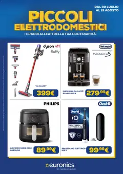 Anteprima dell'opuscolo Euronics volantino Piccoli Elettrodomestici dal negozio Euronics valido da 30/07/2026