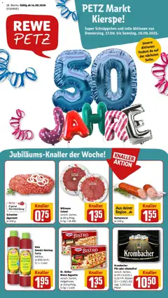 Vorschau von dem Prospekt des Geschäftes Rewe, gültig ab dem 14.09.2026