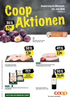 Vorschau des Merkblatts Coop aktionen vom Shop Coop gültig von 03.09.2026 bis 09.09.2026