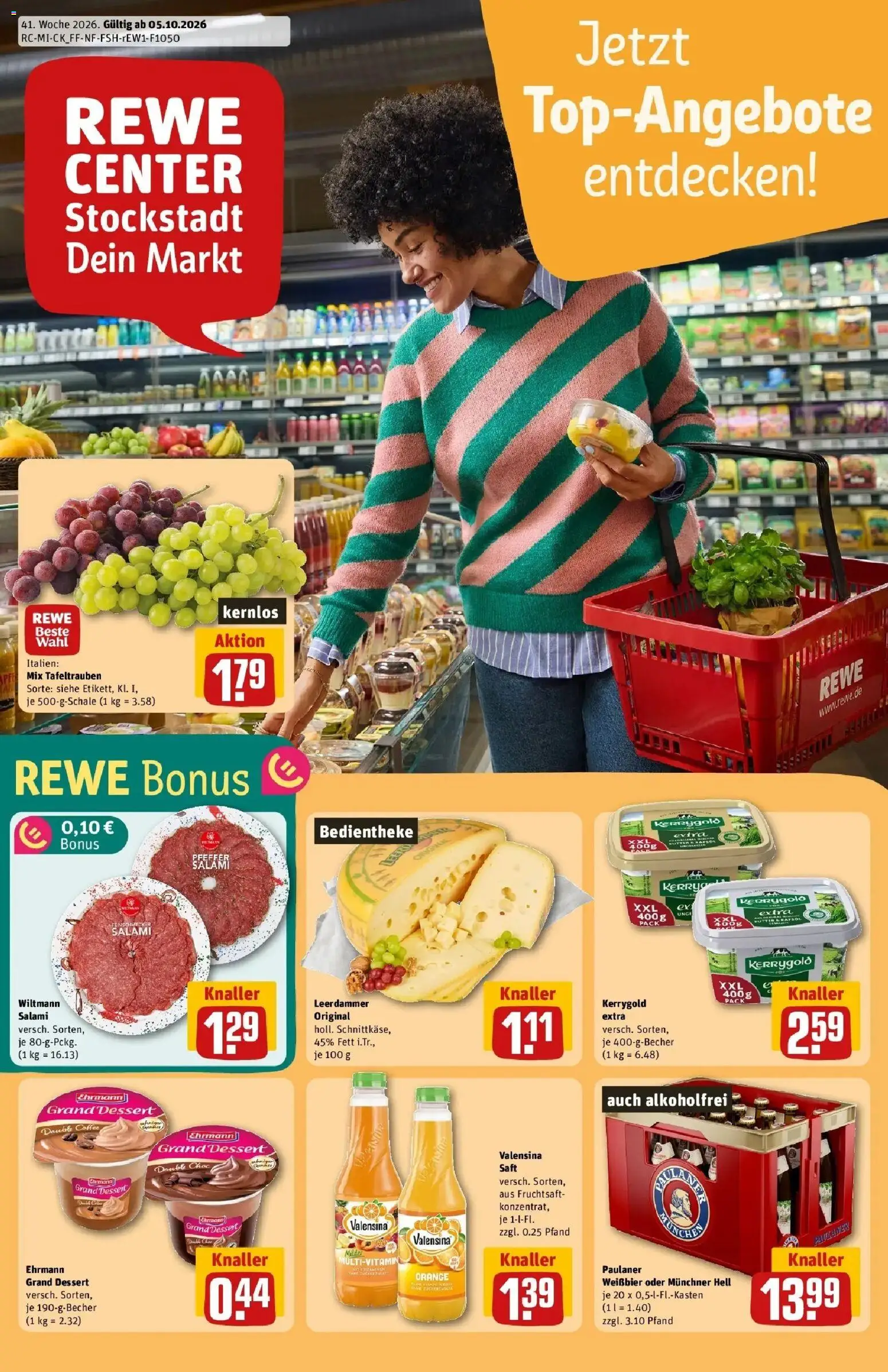 Vorschau von dem Prospekt des Geschäftes Rewe, gültig ab dem 05.10.2026