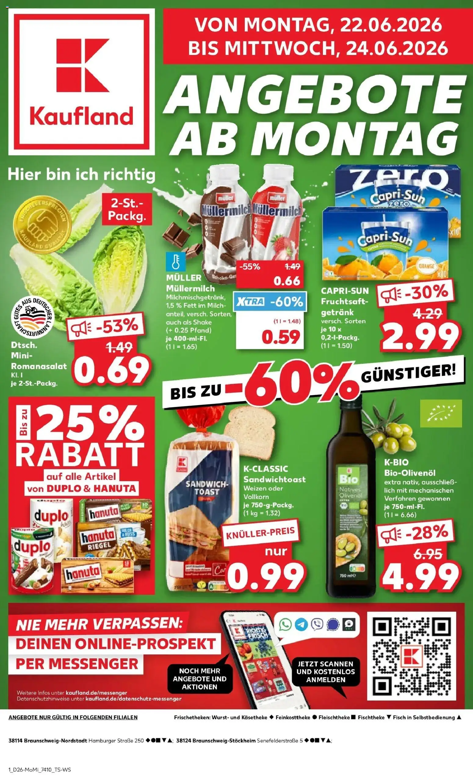 Vorschau von dem Prospekt des Geschäftes Kaufland, gültig ab dem 22.06.2026