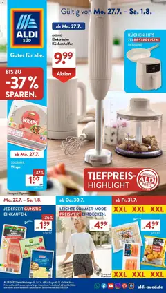 Vorschau von dem Prospekt des Geschäftes Aldi Süd, gültig ab dem 27.07.2026