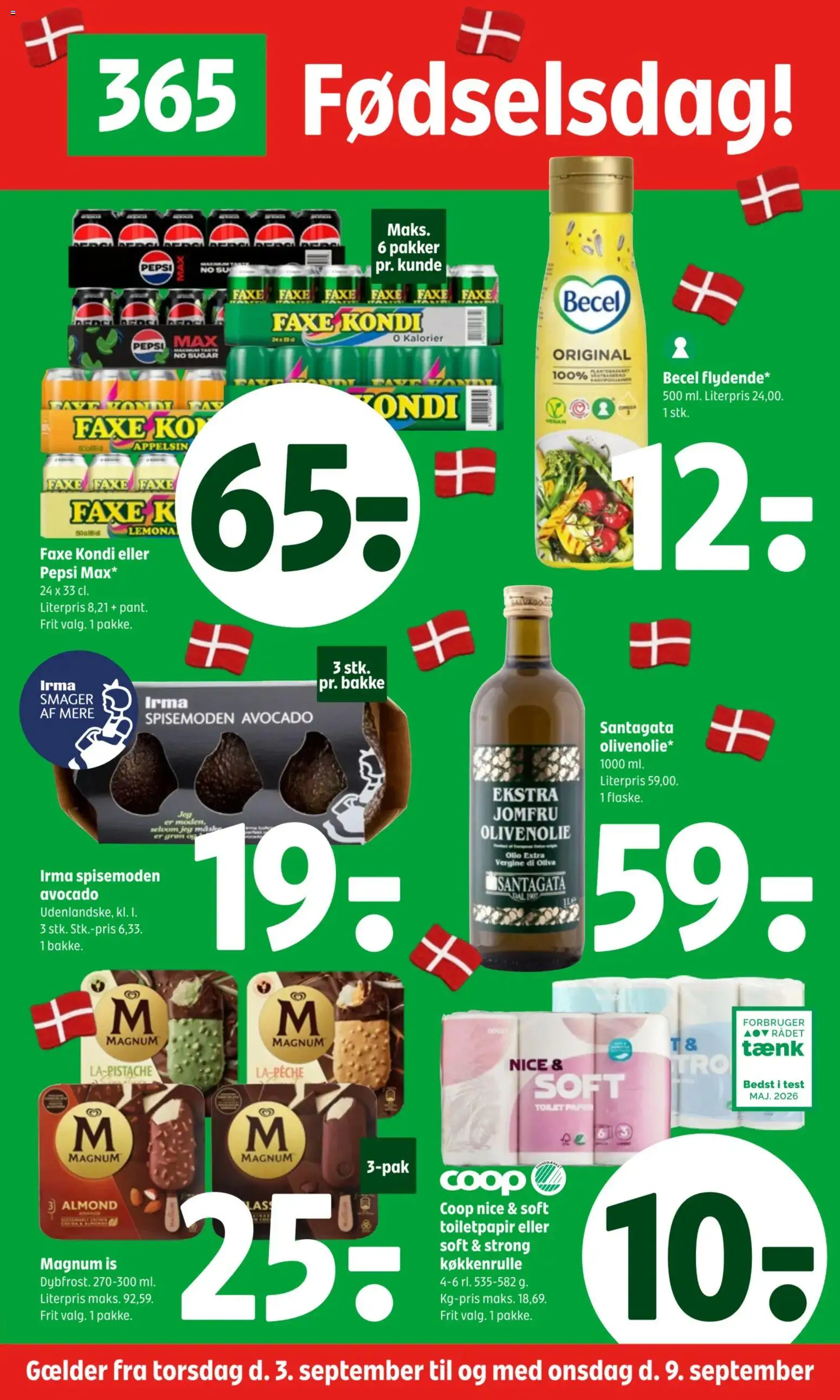 Eksempel på tilbudsavis Coop 365 - Tilbudsavis uge 36 fra butik Coop 365 gyldig fra 03/09/2026
