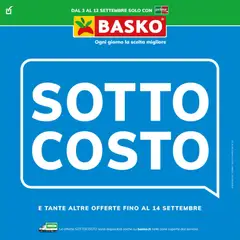 Anteprima dell'opuscolo Basko volantino dal negozio Basko valido da 03/09/2026