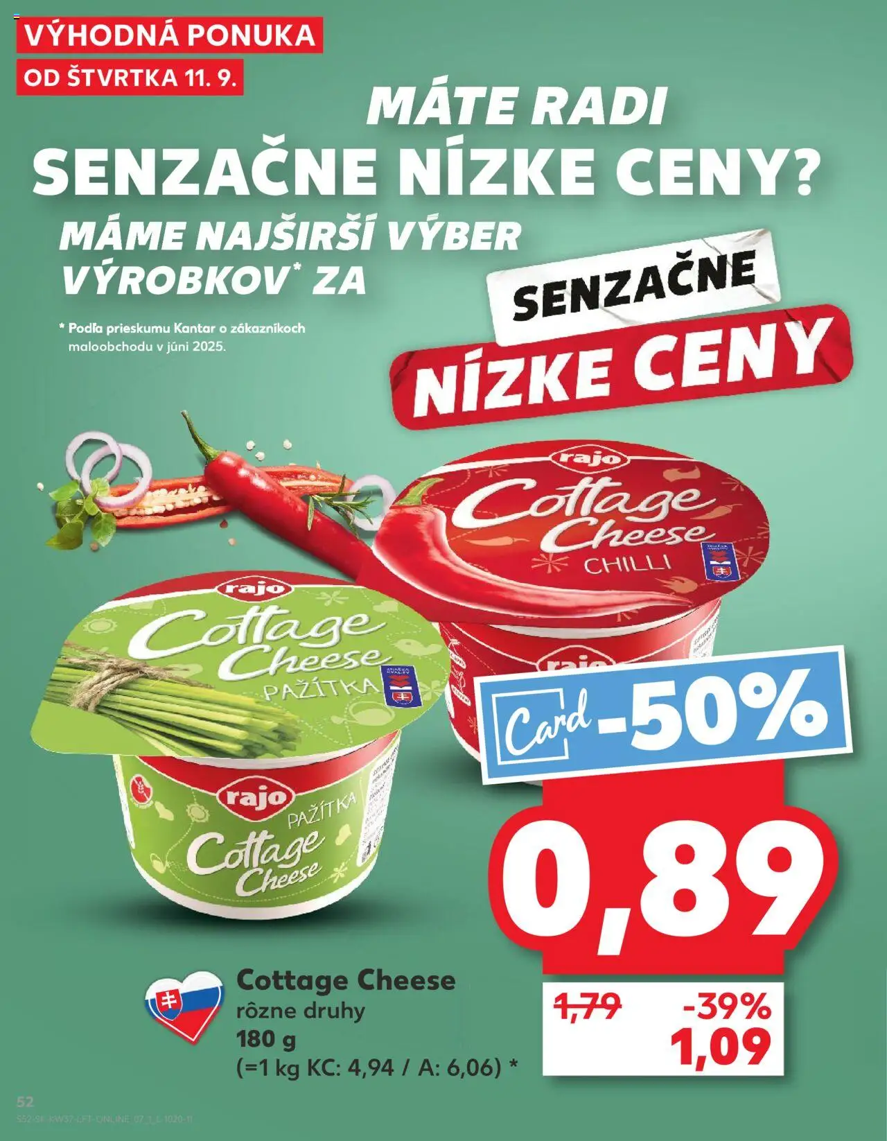 Náhľad Kaufland letáku platného od 11.09.2025 - Chilli, Pažítka
