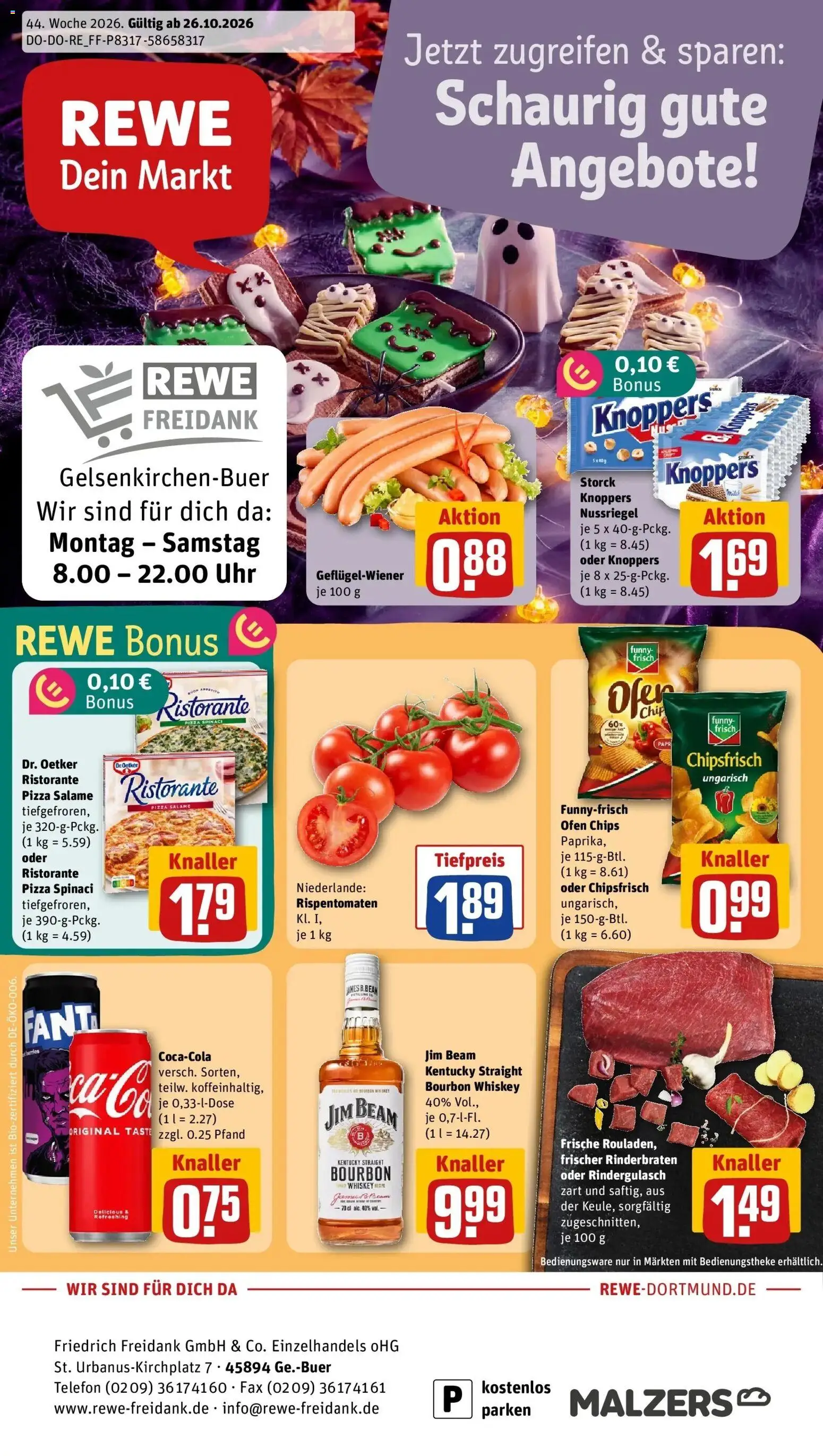 Vorschau von dem Prospekt des Geschäftes Rewe, gültig ab dem 26.10.2026