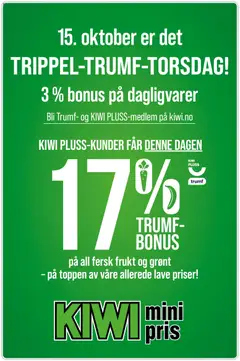 Forhåndsvis Kiwi kundeavis fra butikk Kiwi gyldig fra 12/10/2026