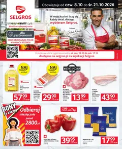 Pogląd gazetki "Selgros cash&carry gazetka - Oferta dla gastronomii" ze sklepu Selgros cash&carry ważnej od 08.10.2026