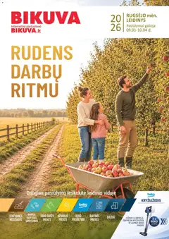 BIKUVA parduotuvės leidinio BIKUVA leidinys galiojančio nuo 2026.09.01 peržiūra