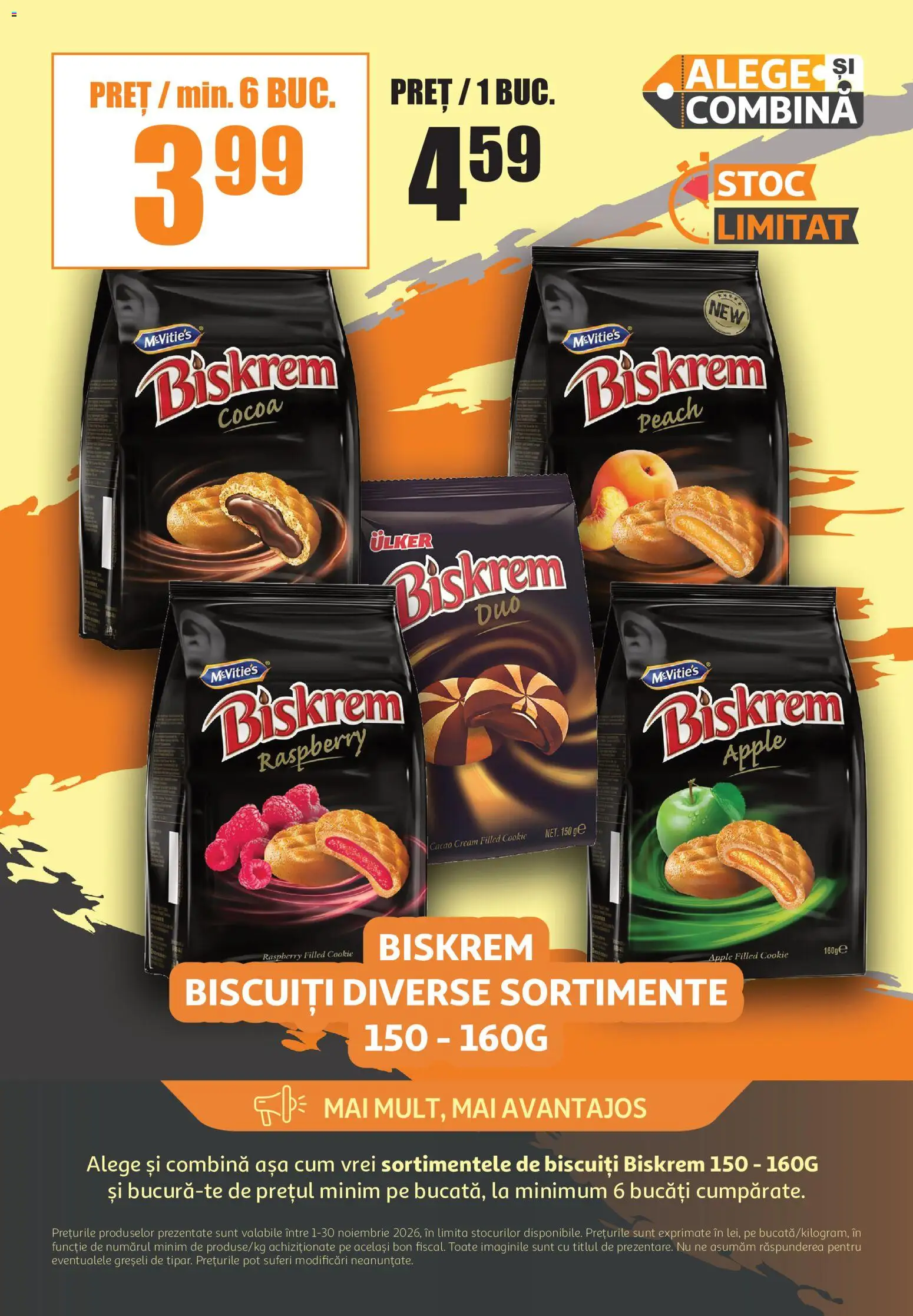 Previzualizarea de cataloage: ATAC ATAC Catalog valabil de la 01.11.2026 - Apple, Biscuiți, Cacao