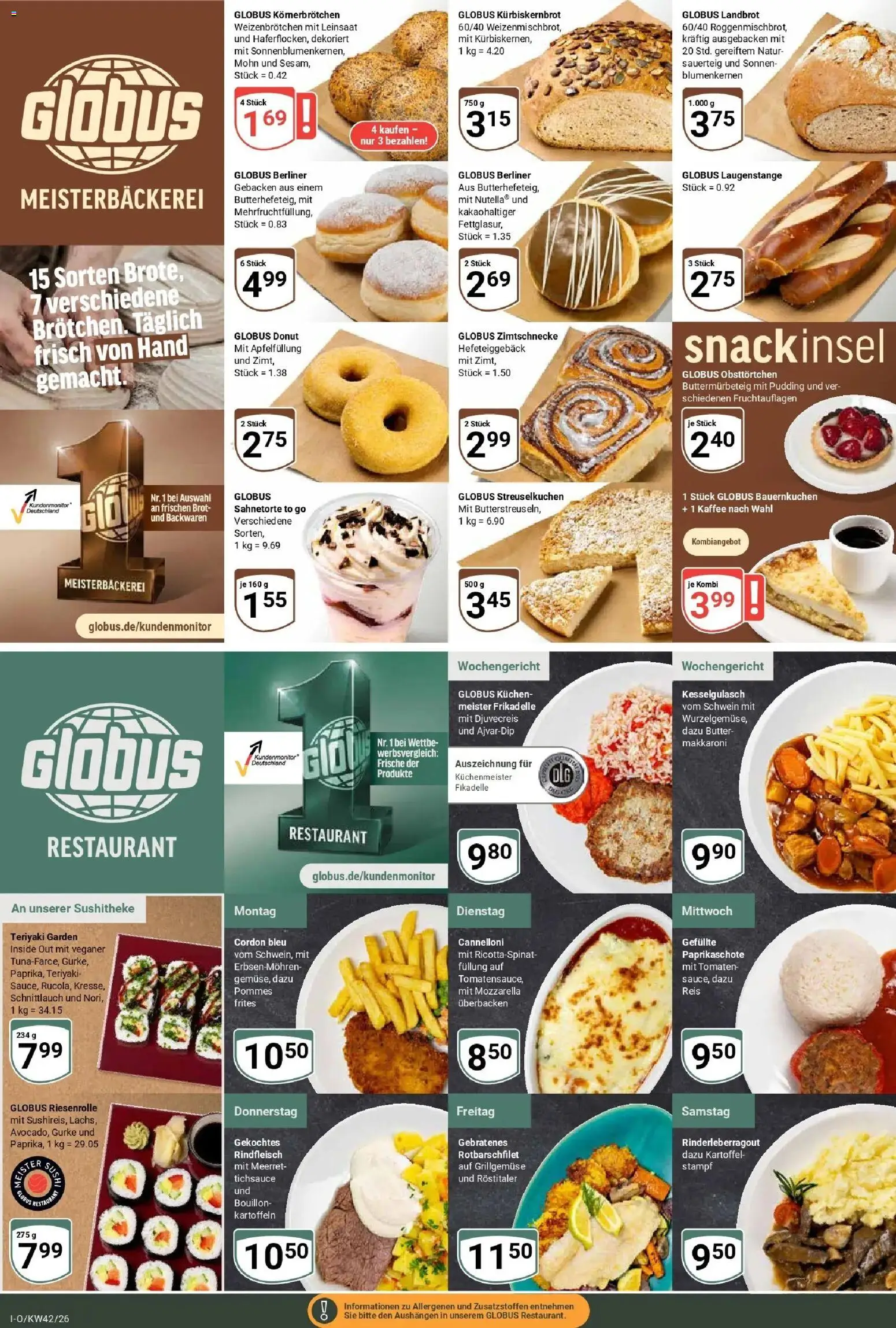 Vorschau von dem Prospekt des Geschäftes Globus, gültig ab dem 12.10.2026