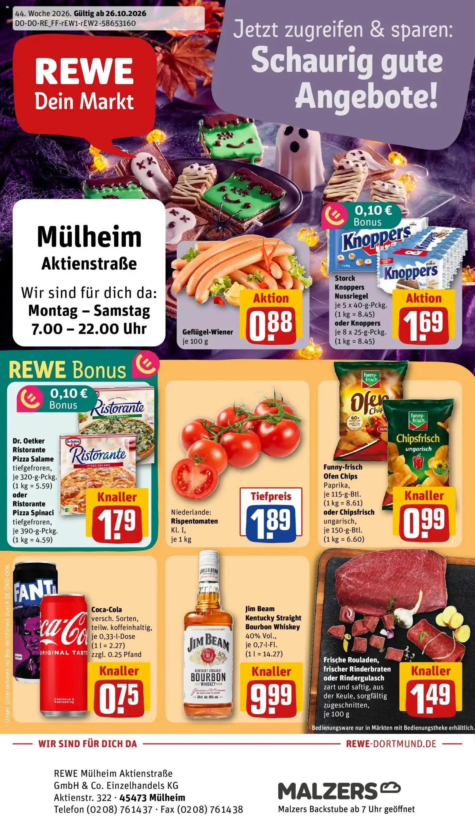 Vorschau von dem Prospekt des Geschäftes Rewe, gültig ab dem 26.10.2026